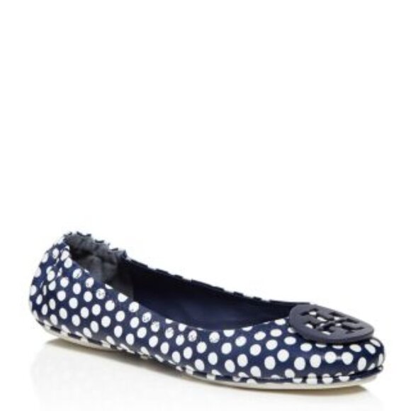 Tory Burch Shoes - Tory Burch Minnie Polka Dot Travel Ballet Flats Size 6 Boardroom Chic